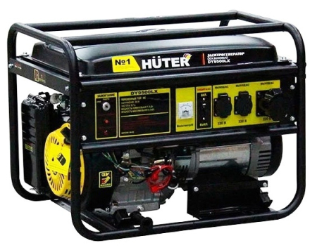 Бензиновый генератор с электростартером Huter DY9500LX